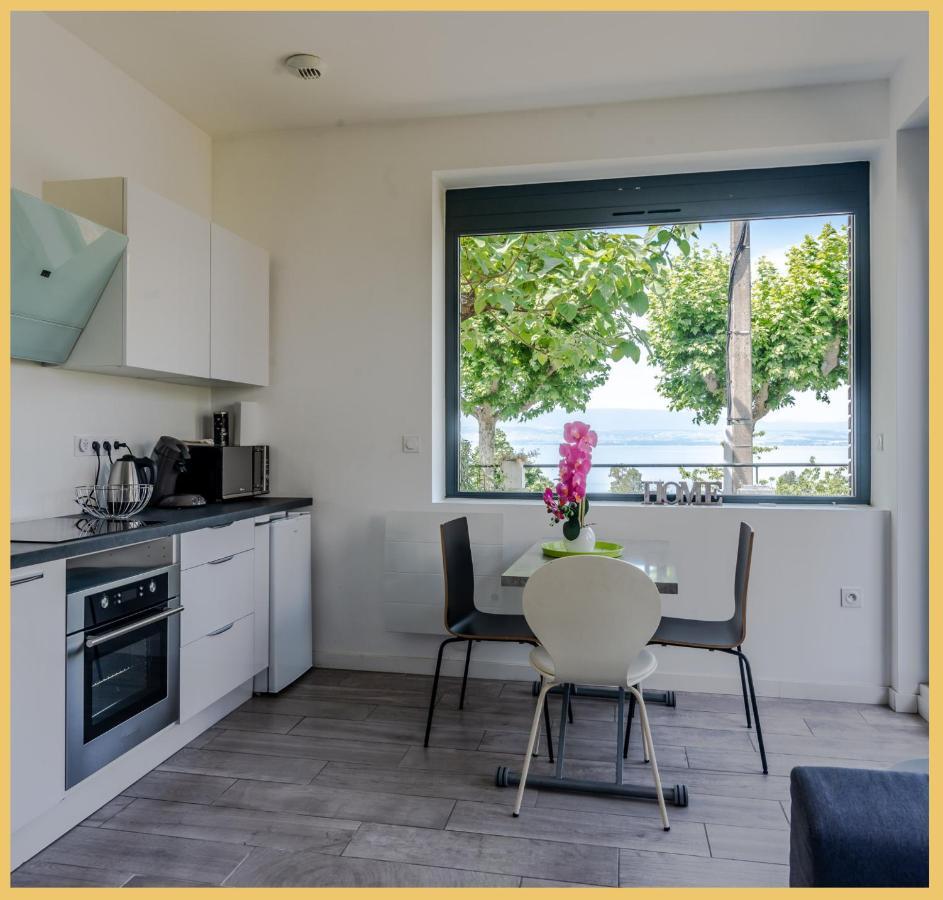 Appartement Cozy 1 Panoramique Lac Leman Thonon-Les-Bains Exterior foto